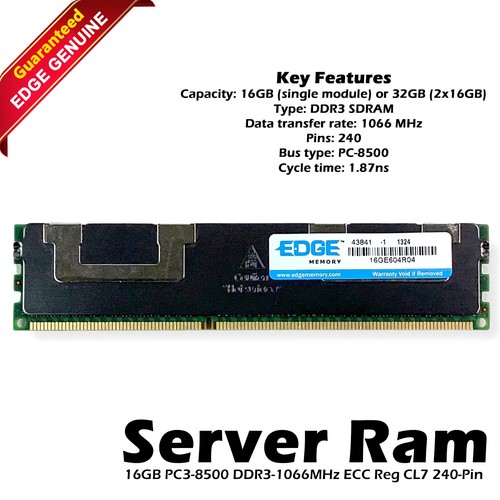 Edge 16ge604r04 16gb pc3 8500 - edge,